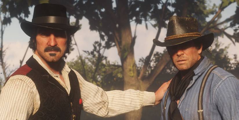 Arthur and Dutch in Red Dead Redemption 2