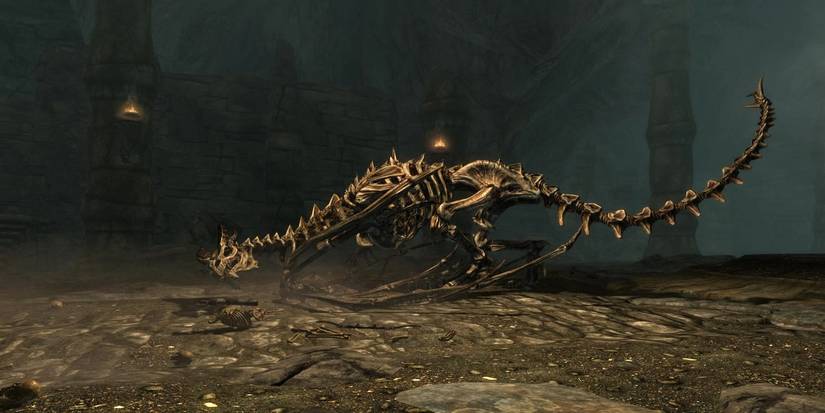 skeletal dragon