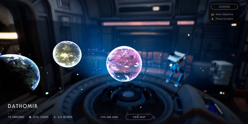 star map in fallen order