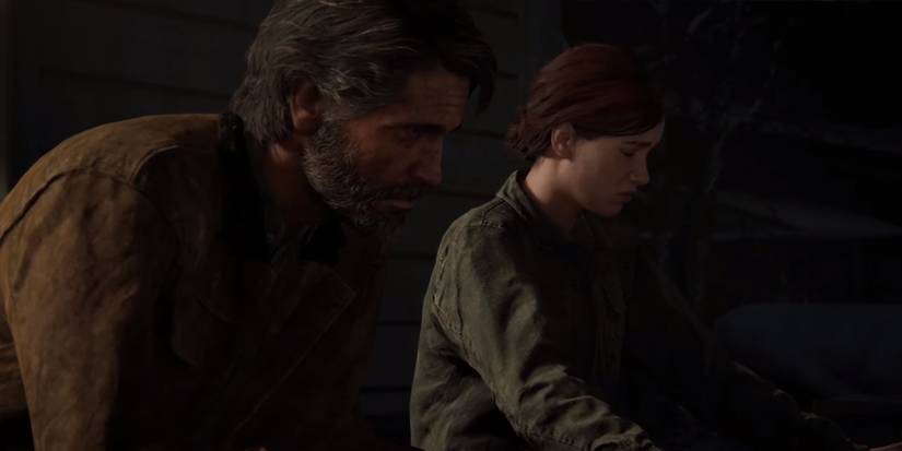 Ellie and Joel talk in the Last of Us Part 2