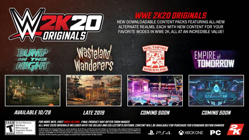 wwe 2k20 originals dlc