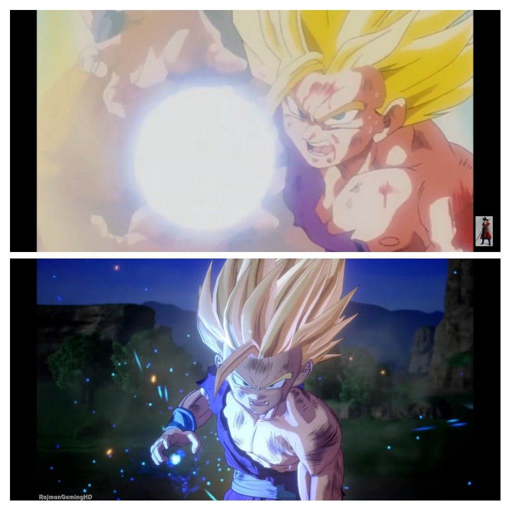 Teen Gohan in DBZK and anime