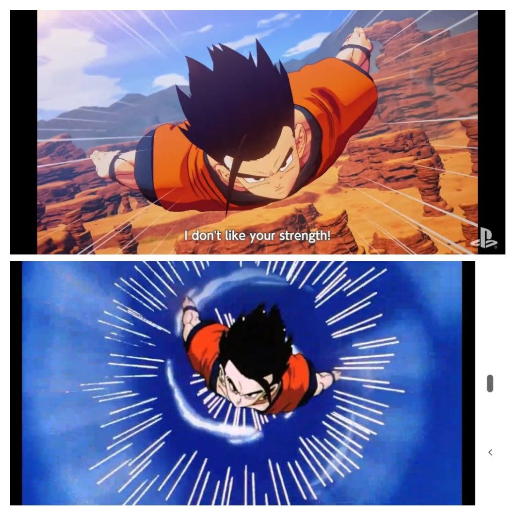 Gohan in DBZK and anime