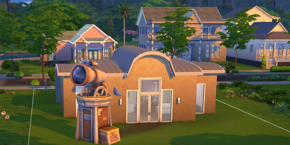 Backyard Observatory The Sims 4