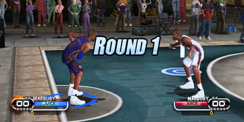 NBA Ballers Marbury facing off round 1