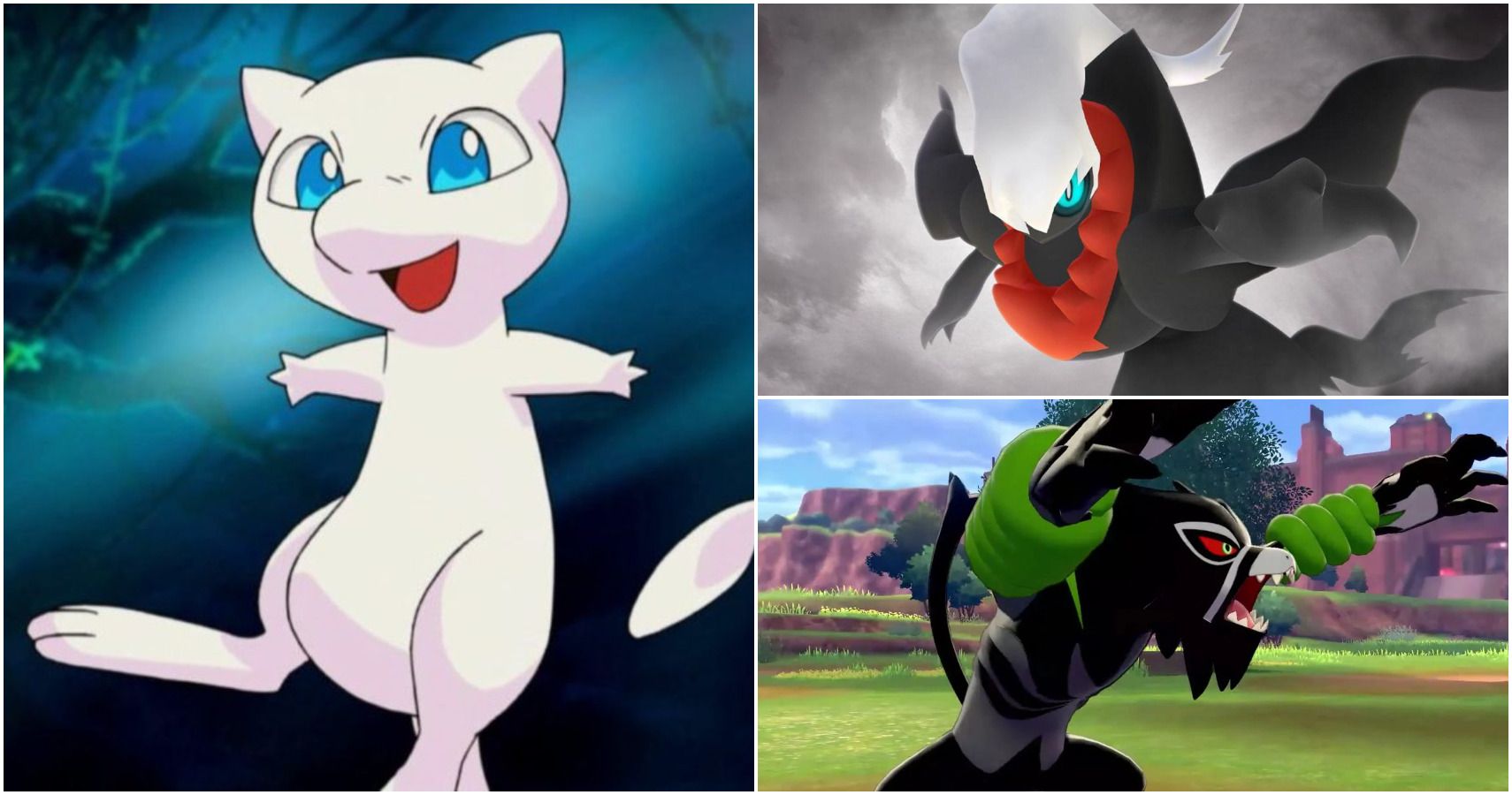 Pokemon Anime Mew Darkrai Zarude