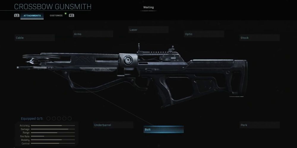 Call Of Duty Modern Warfare Crossbow In Gunsmith