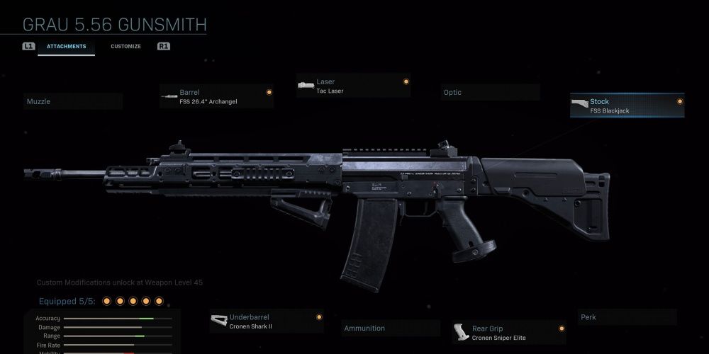 Call Of Duty Modern Warfare Grau In Gunsmith