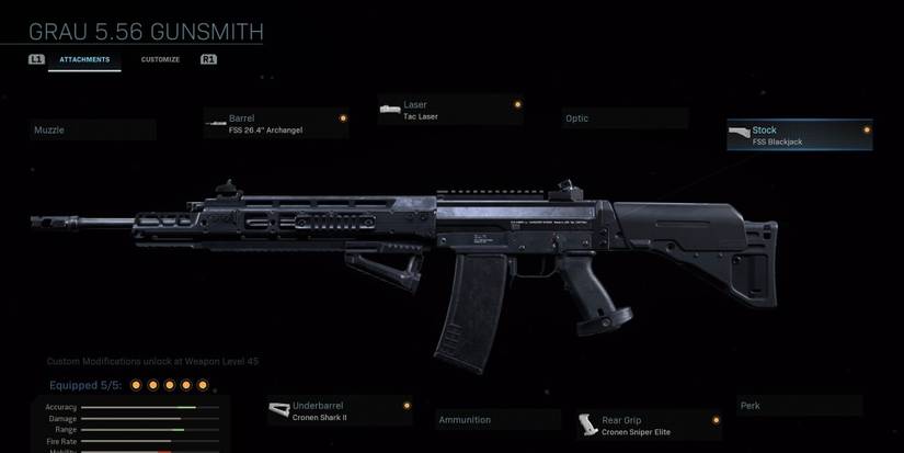 Call Of Duty Modern Warfare Grau In Gunsmith