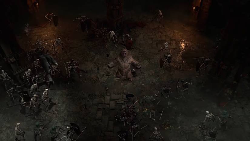 diablo 4 gameplay trailer druid werebear transformation