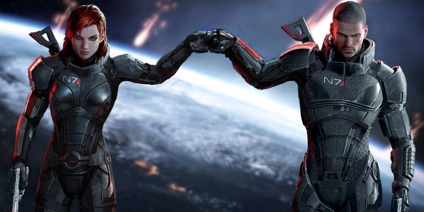 Entry 1 - Male and Female Commander Shepard