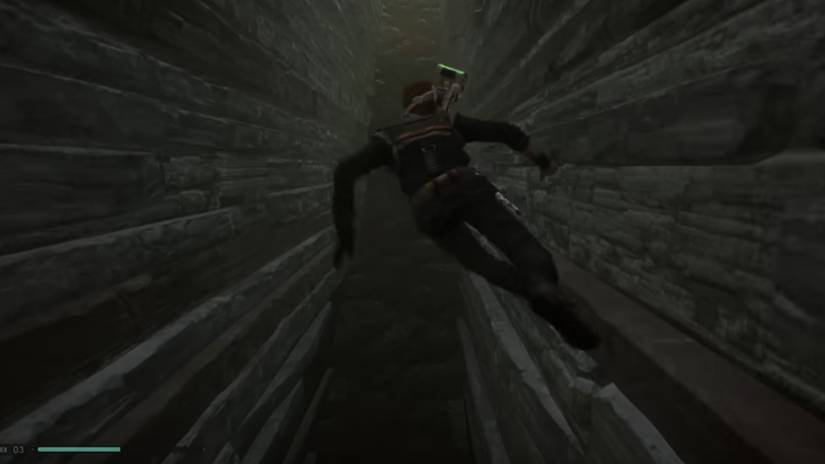 Fallen Jedi Wall Run