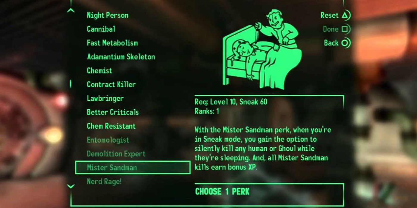 Perks in Fallout 3