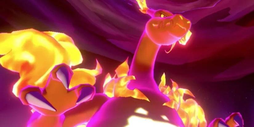 Gigantimax Charizard in Pokemon Sword Shield Cropped