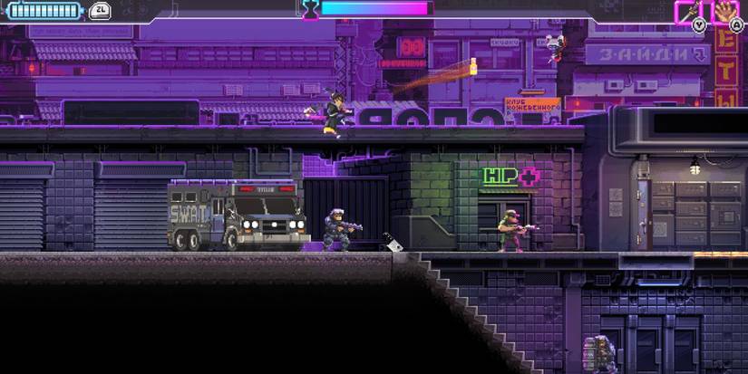 katana zero ninja cyberpunk