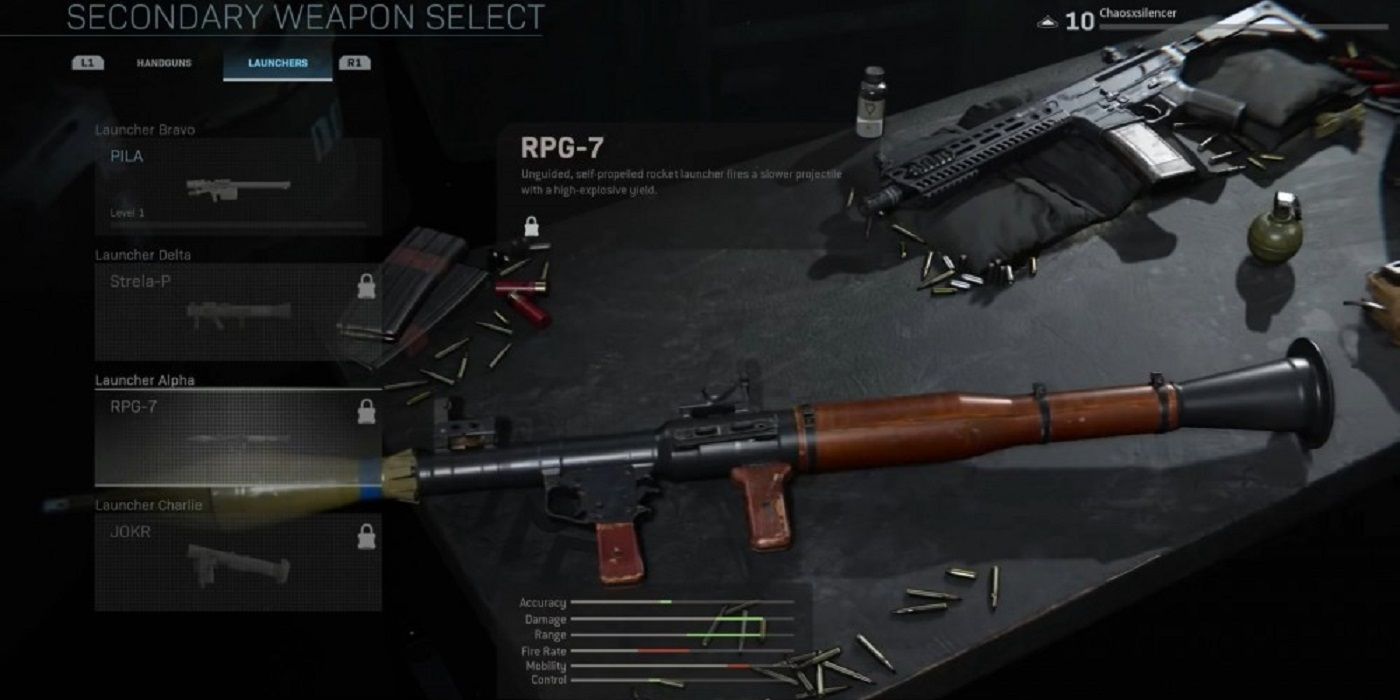 Modern warfare 2019 RPG-7