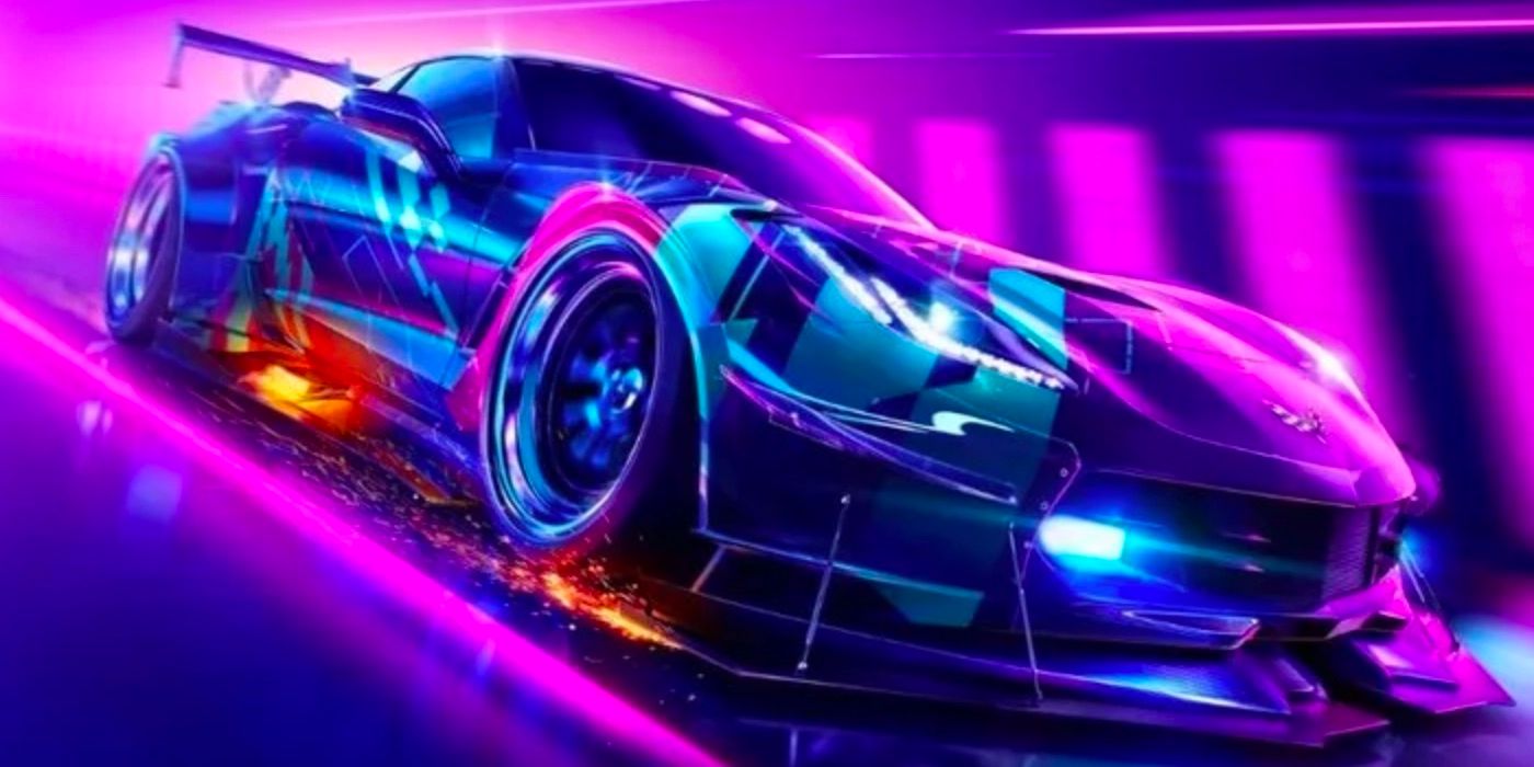 need for speed heat car purple background