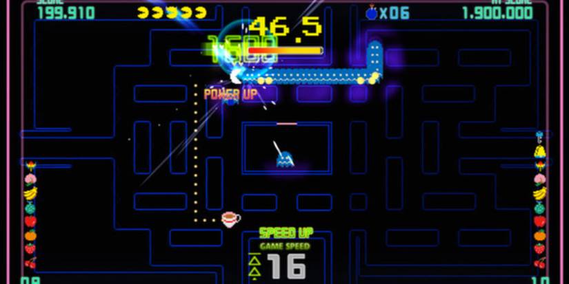 Pac Man Championship Edition gameplay with power ups