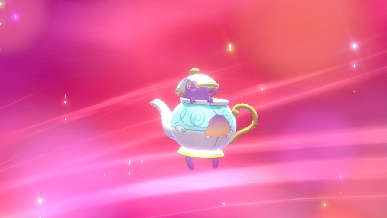 pokemon sword shield polteageist teapot cracked