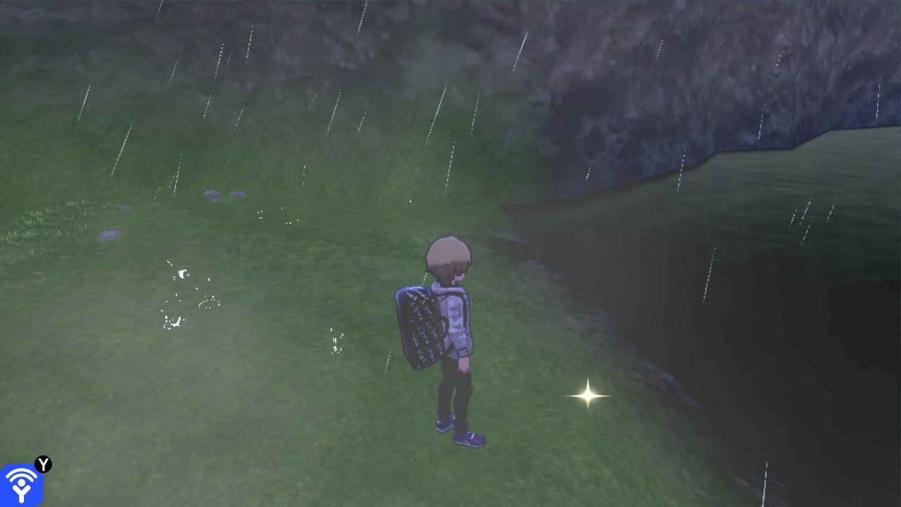 pokemon sword shield wild area respawning items shiny spot