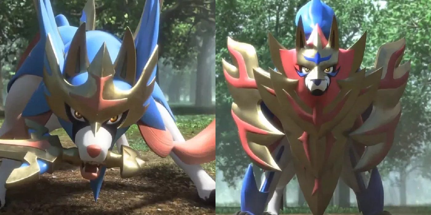 Pokémon Detail: Zacian And Zamazenta Sleep Just Like Real Dogs In Sword &  Shield