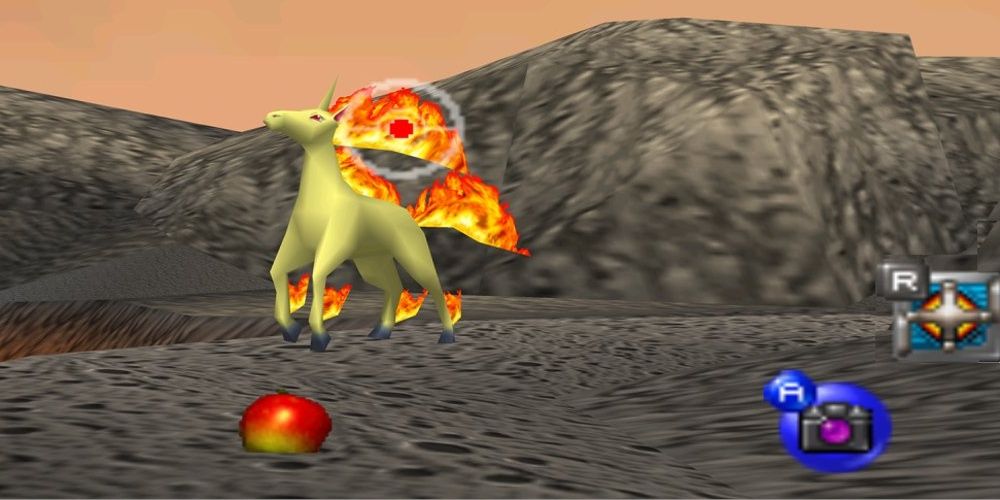 Rapidash in Pokemon Snap Cropped