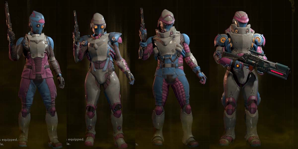 Assortment of armor from Outer Worlds from Rizzo's faction
