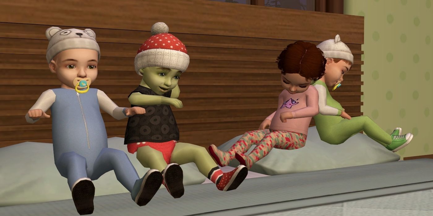 The Sims 2 babies rest