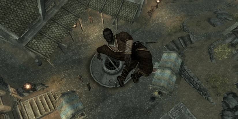 Skyrim Nazeem in the air