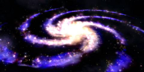 The galaxy map in Spore