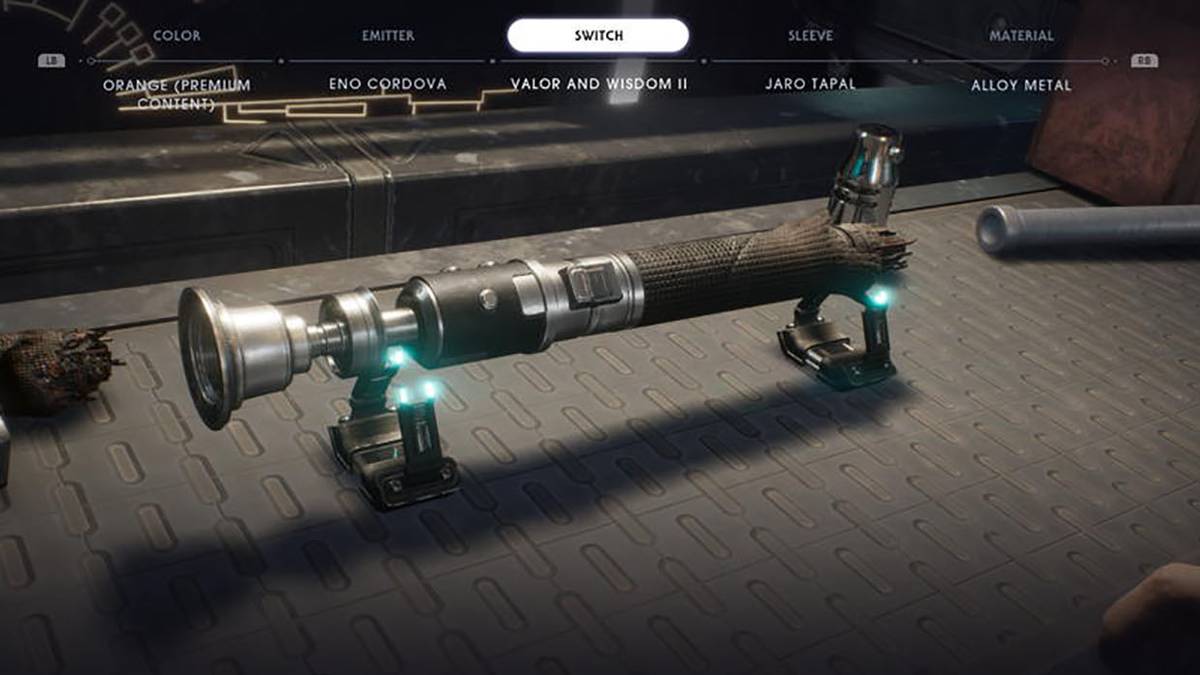 Jedi Fallen Order Lightsaber Workbench