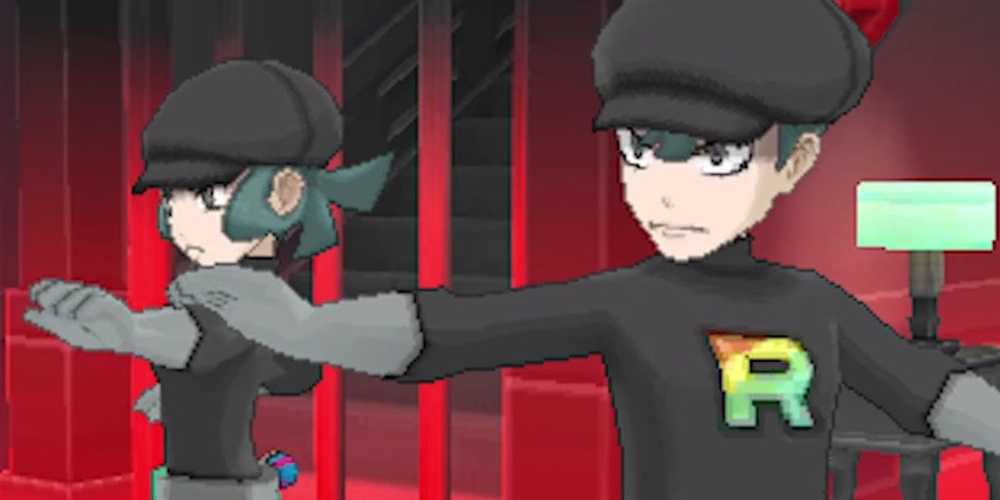 Team Rainbow Rocket Grunts in Pokemon Ultra Sun Ultra Moon Cropped