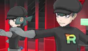 Team Rainbow Rocket Grunts in Pokemon Ultra Sun Ultra Moon Cropped