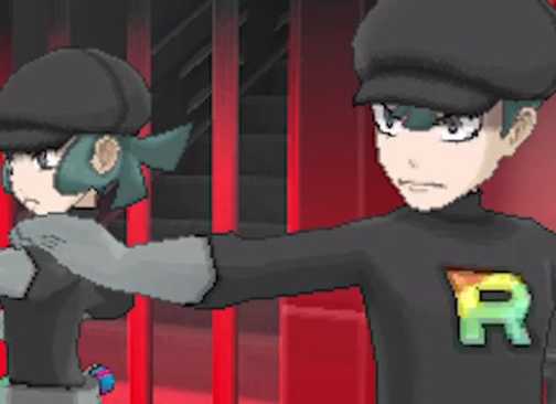 Team Rainbow Rocket Grunts in Pokemon Ultra Sun Ultra Moon Cropped