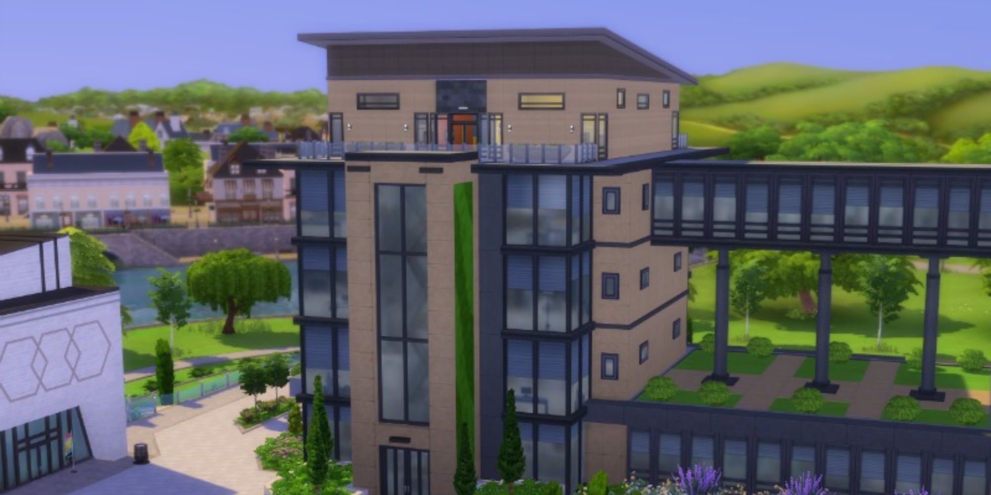 The Sims 4 Foxbury Institute Dorm Building