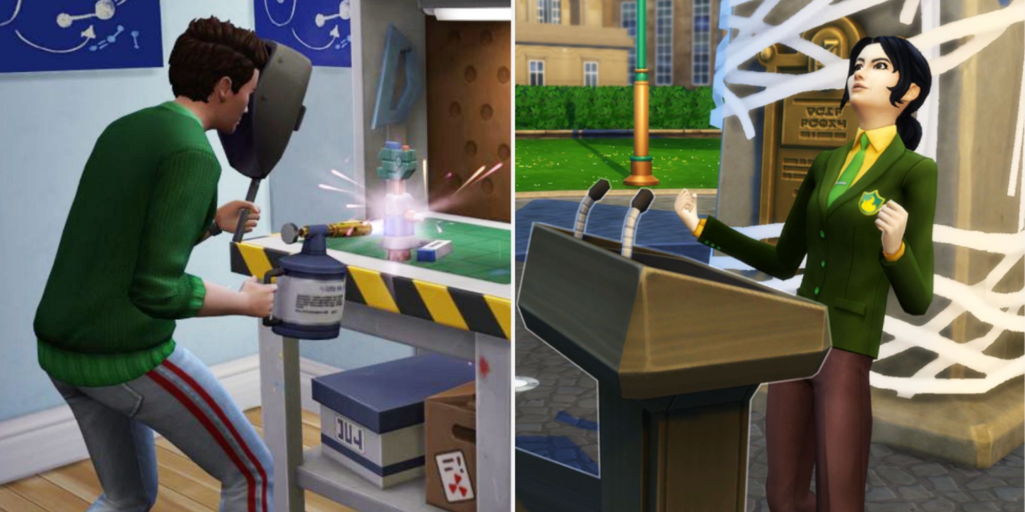 The Sims 4 Robotics Workstation and Sims Winning A Debat