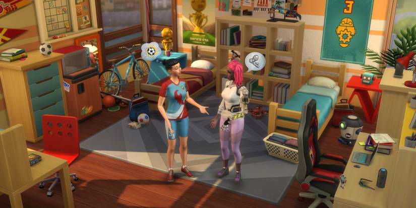 The Sims 4 Roommates In Dorm Room