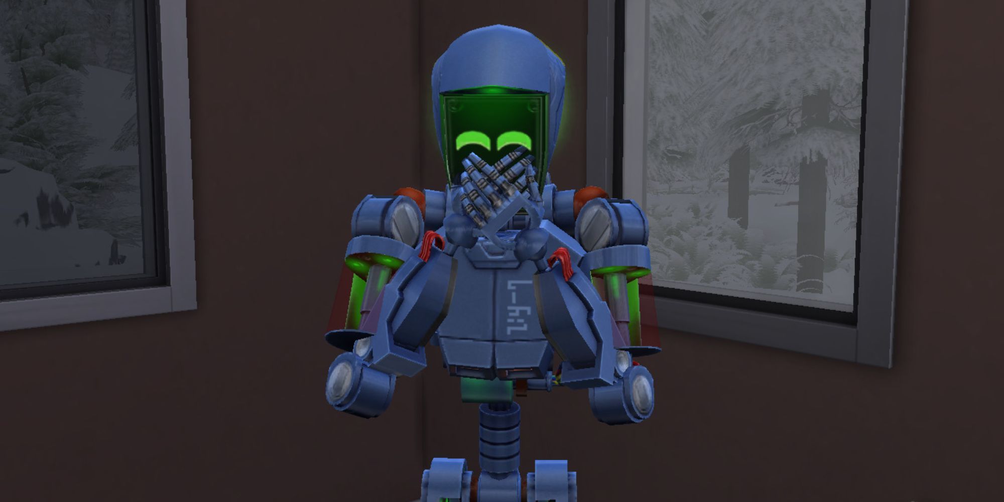 The Sims 4 Servo Laughing