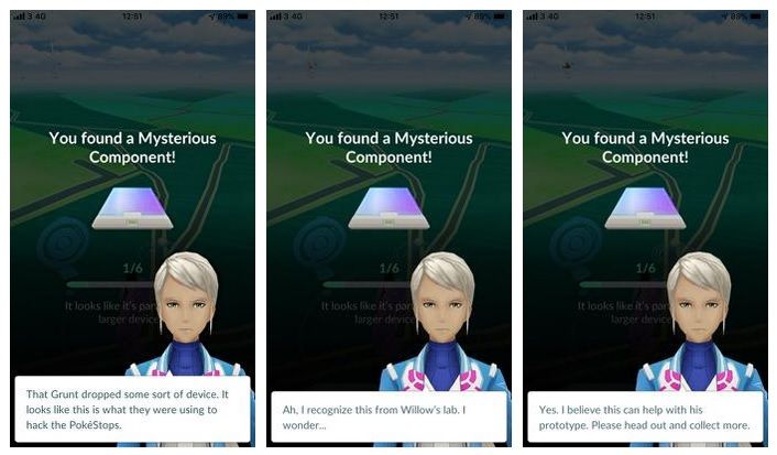 Pokemon GO How to Get Mysterious Components to Build Rocket Radar