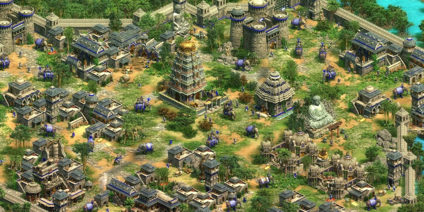 age of empires 2 definitive edition screenshot town view