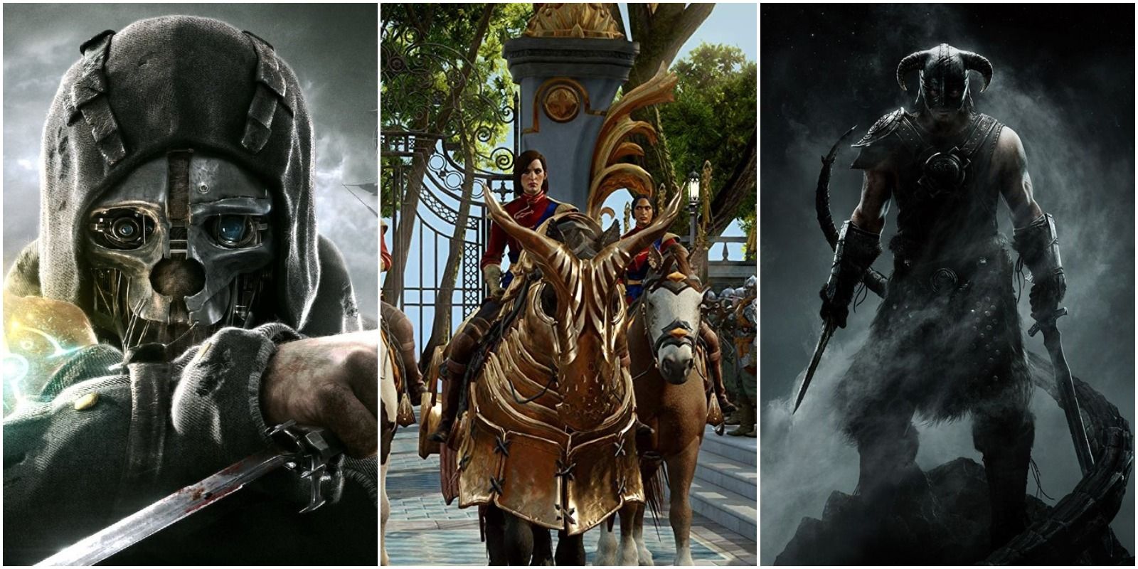 Иллюстрации из Dishonored, Dragon Age и Skyrim