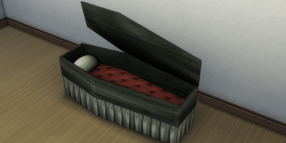The Sims 4 coffin