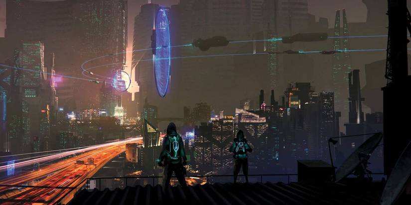 cyberpunk red city 2077