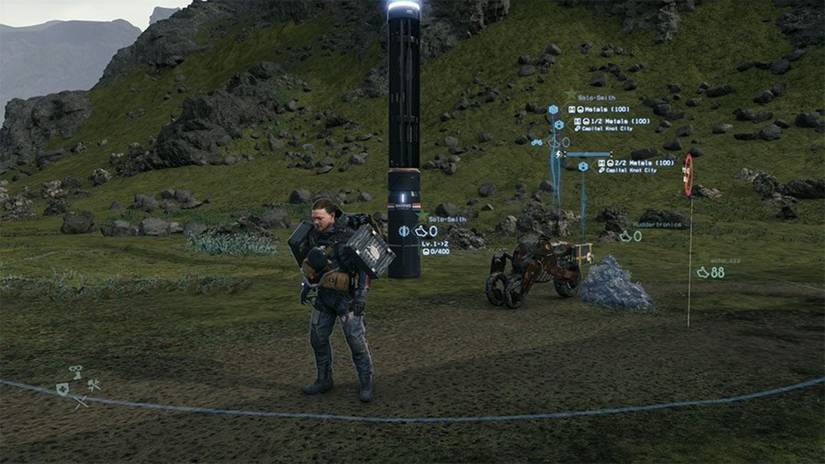 death stranding bike repair screenshot