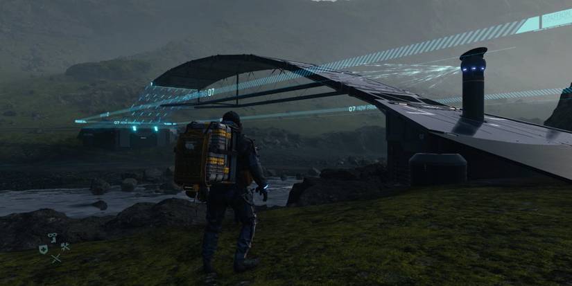 constructing a bridge in death stranding