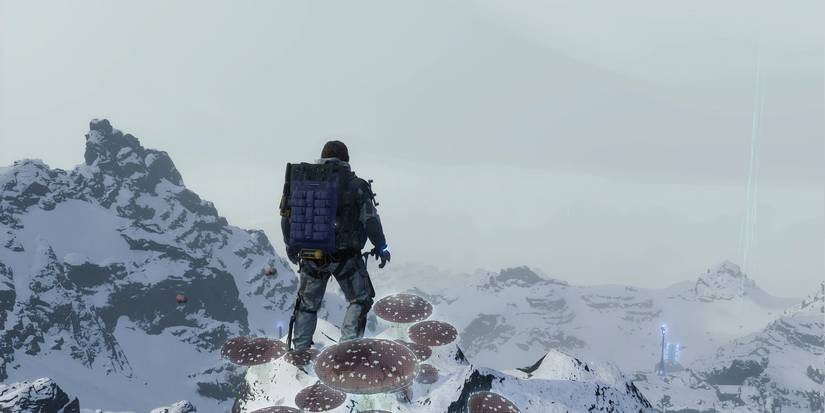 sam on snow capped mountain