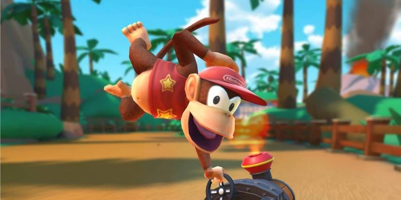 Diddy kong striking a pose
