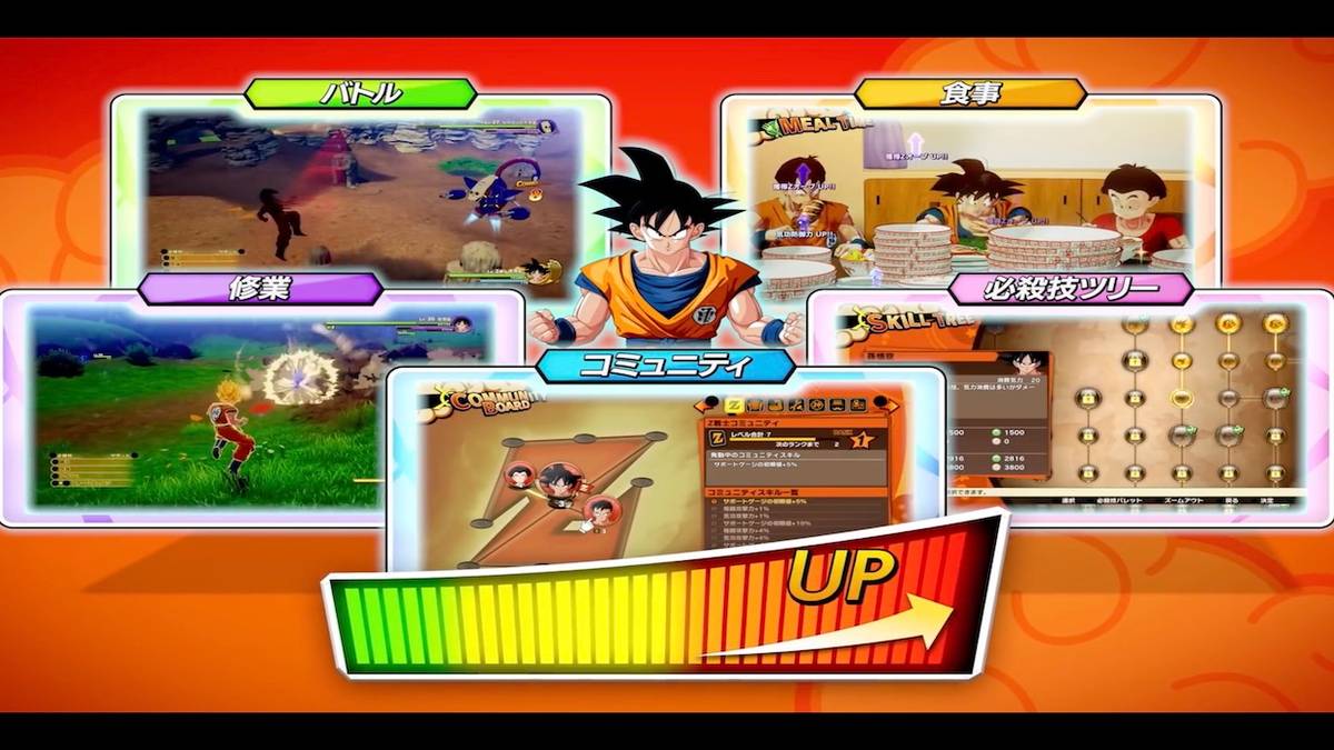 dbz kakarot skill trees training combat