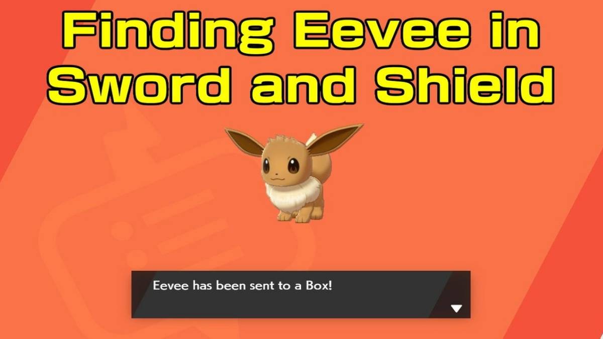 eevee catching thumbnail sword and shield