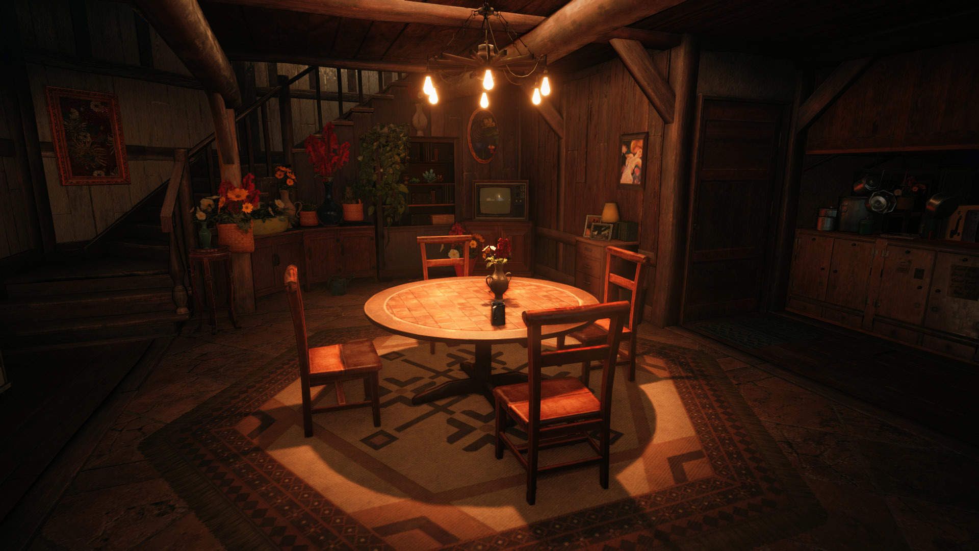 final fantasy 7 remake aerith house inside view